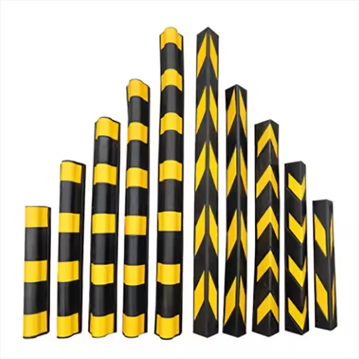 Parking Space Lot Garages Warehouse Columns 1200mm Long Rubber Wall Corner protection Round Angle Corner Guard Protector