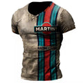 Fitspi Vintage T Shirt Men 3d Print American Tee Top Short Sleeve Oversized Hip Hop O-neck Cotton T Shirts Clothing Camiseta