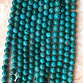 TB0021 10mm Natural Green Turquoise Gemstone Loose BeadsRound Turquoise Stone Beads for Jewelry Making