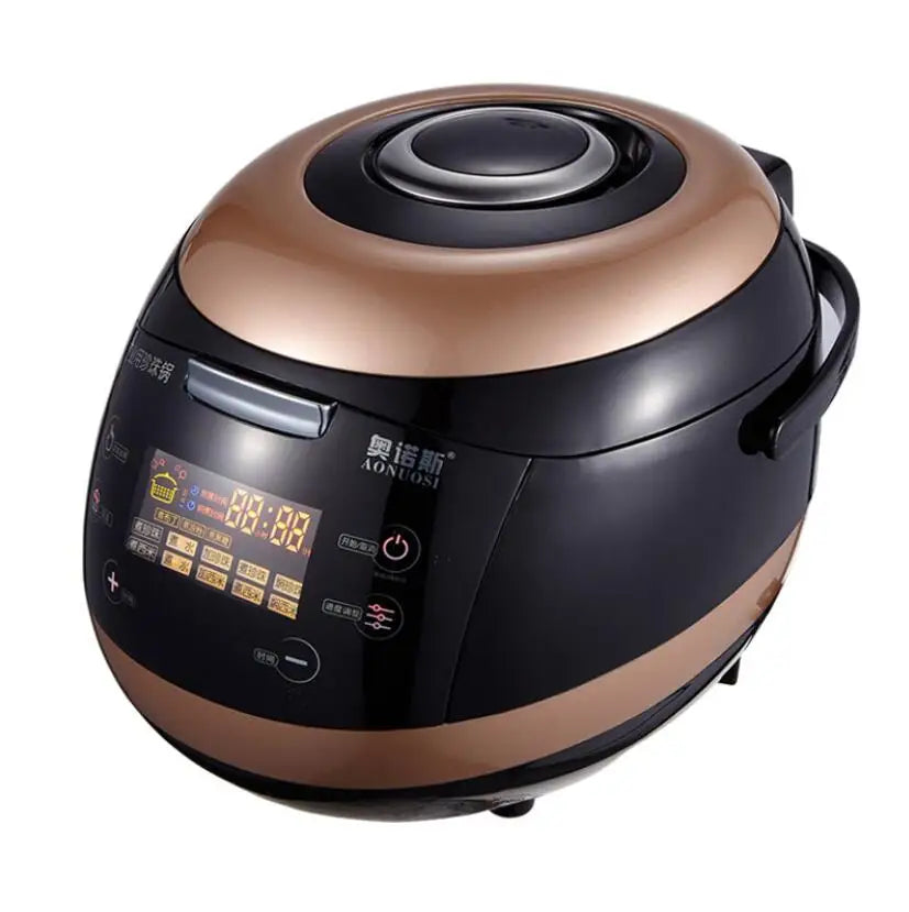 Electric Plastic LCD Display Digital Smart 5L 900W Bubble Tea & Multi Rice Cooker with Non-stick Inner Pot