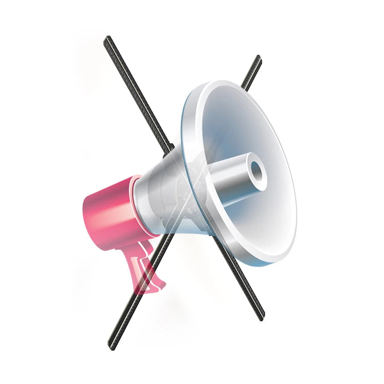 65Cm Precision Led Ventiladores Holograficos 3D Led Fan Hologram Advertising Holographic Display Hologram Fan 3D for Bar Wedding