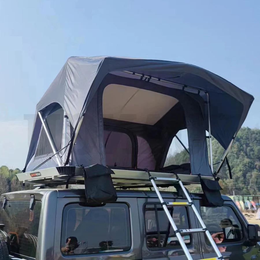 2 Kinds of Size Car Roof Top Tent Aluminum Shell Camping Tent for Sales with the Model Mot 1000