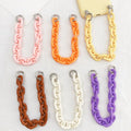 Deepeel L1-73 28cm Chain Accessories Phone Chains Colorful Purse Handle Acrylic Bag Chain