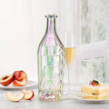 Premium Bespoke Luxurious Diamond-shape Wine Bottles 700ml 750ml 1000ml Tall Round Bottles for Alcoholic Beverages