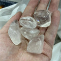 Wholesale Natural Crystal Polished clear Quartz Tumbled Stones White Crystal for Fish tank Decoration
