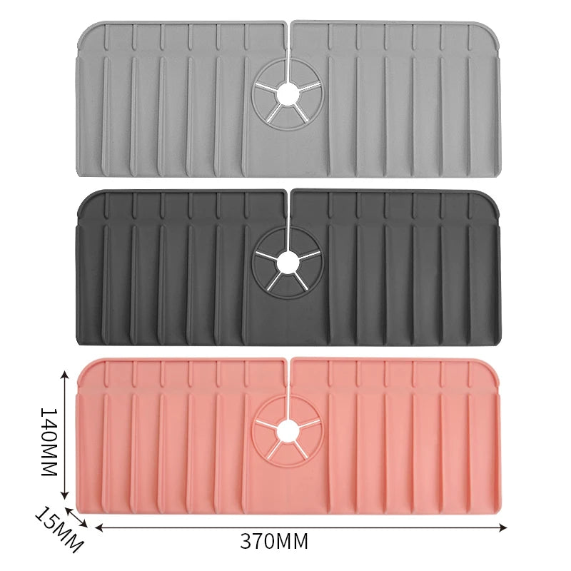 Drip Protector Splash Silicone Faucet Splash Mat for Kitchen