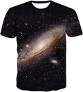 Fitspi Wholesale 3d Printed T Shirt Men Space Universe Short Sleeve Nebula Tshirts Dropshipping Customized T Shirt