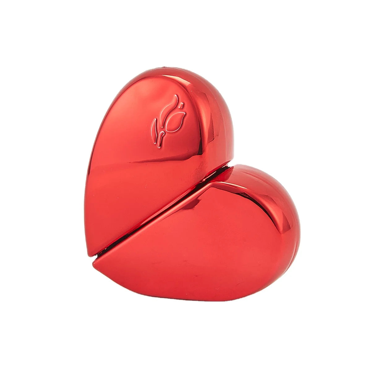 Heart Shaped 25ml Glass Perfume Bottle Empty UV Color Perfume Spray Bottle With Atomizer