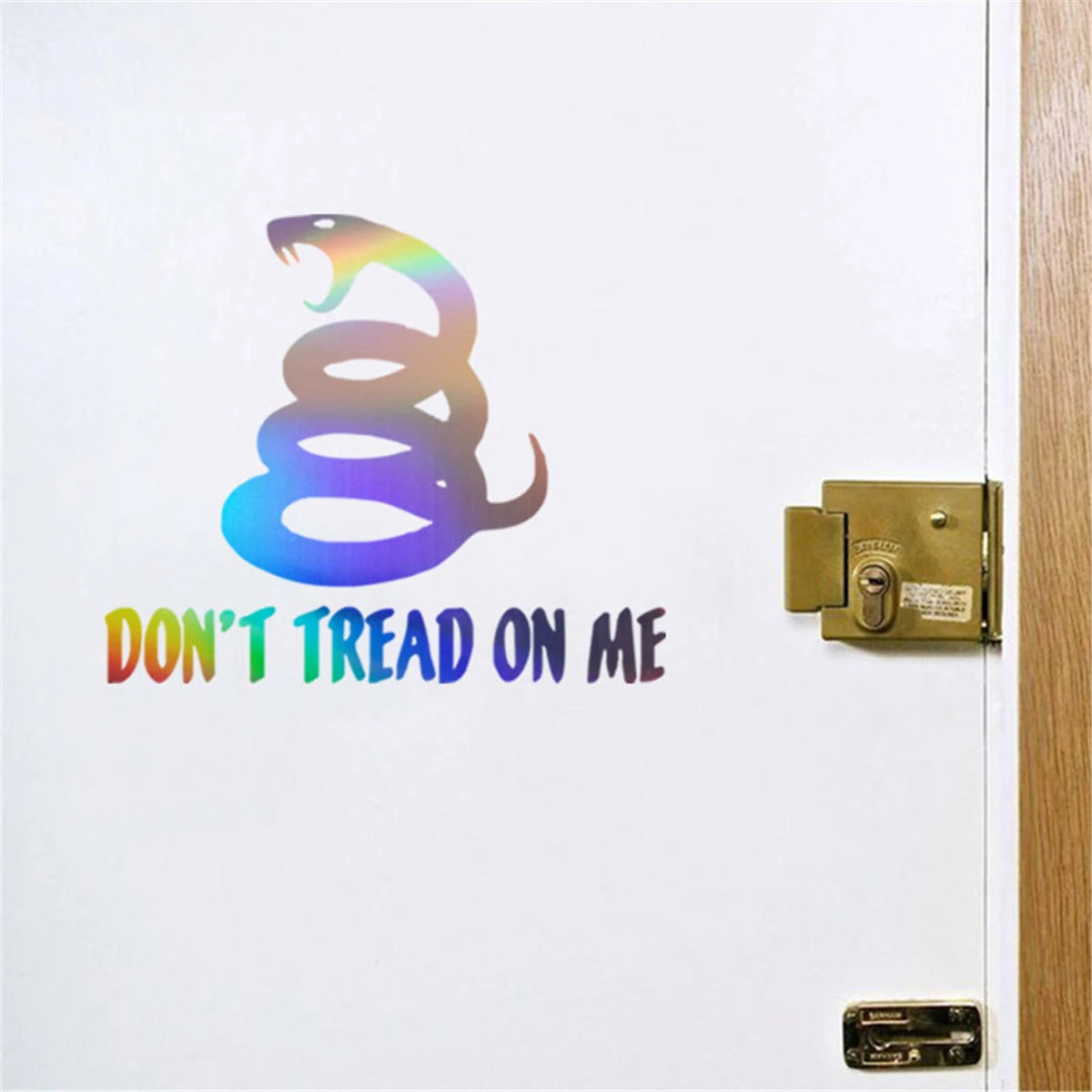 DON'T TREAD on ME Sticker Car Window Bumper Laptop Motorcycle Vinyl Decal Vinyl Sticker Gift Die Cut Decals Latop Window Glass