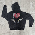 Hoodies Manufacturers Custom Screen Print Graphic Embroidery Letter Acid Wash Vintage Streetwear Hoodie for Men