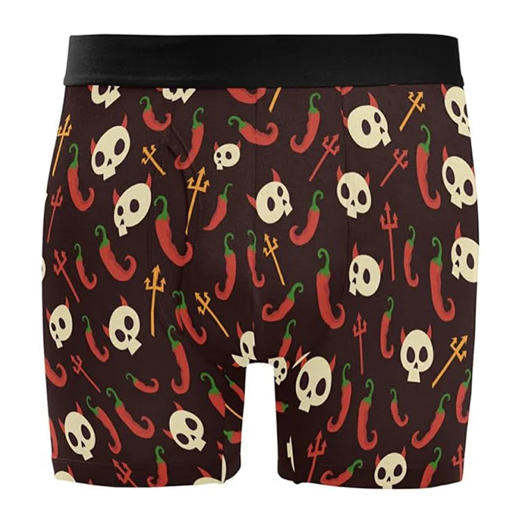 Men's Boxer Briefs Small MOQ Short Lead Time Manufacturer Bright Color Men Underwear Custom Pattern Sublimation Print Never Fade
