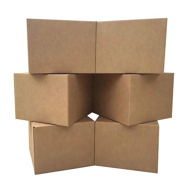 Wholesale Customized Printed Large Middle Kraft Paper Mail Order Cartons Logo Printed