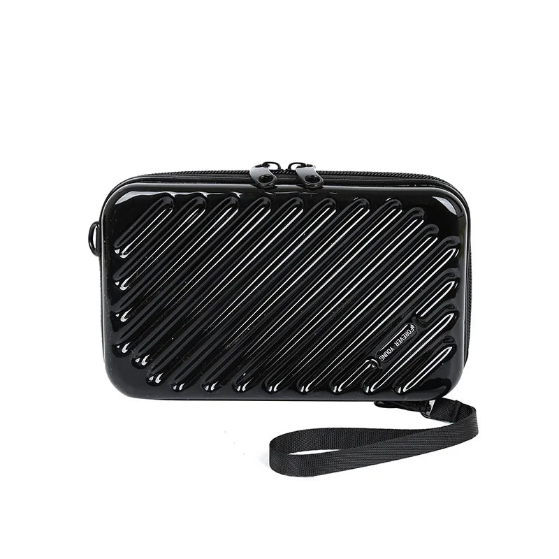 7inch Mini Fashion Travel Case with Zipper Closure Waterproof & Lightweight for Makeup/Cosmetic Storage