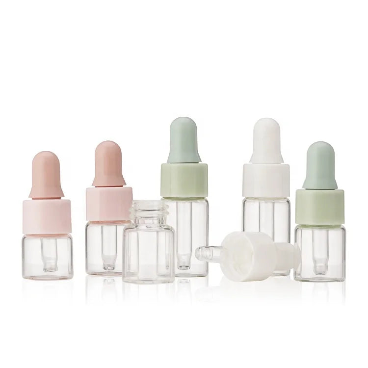 1ML 2ML 3ML 5ML Frosted Amber Glass Dropper Bottle Fashionable Arab Style Essence Vial Minimum Order 100pcs"