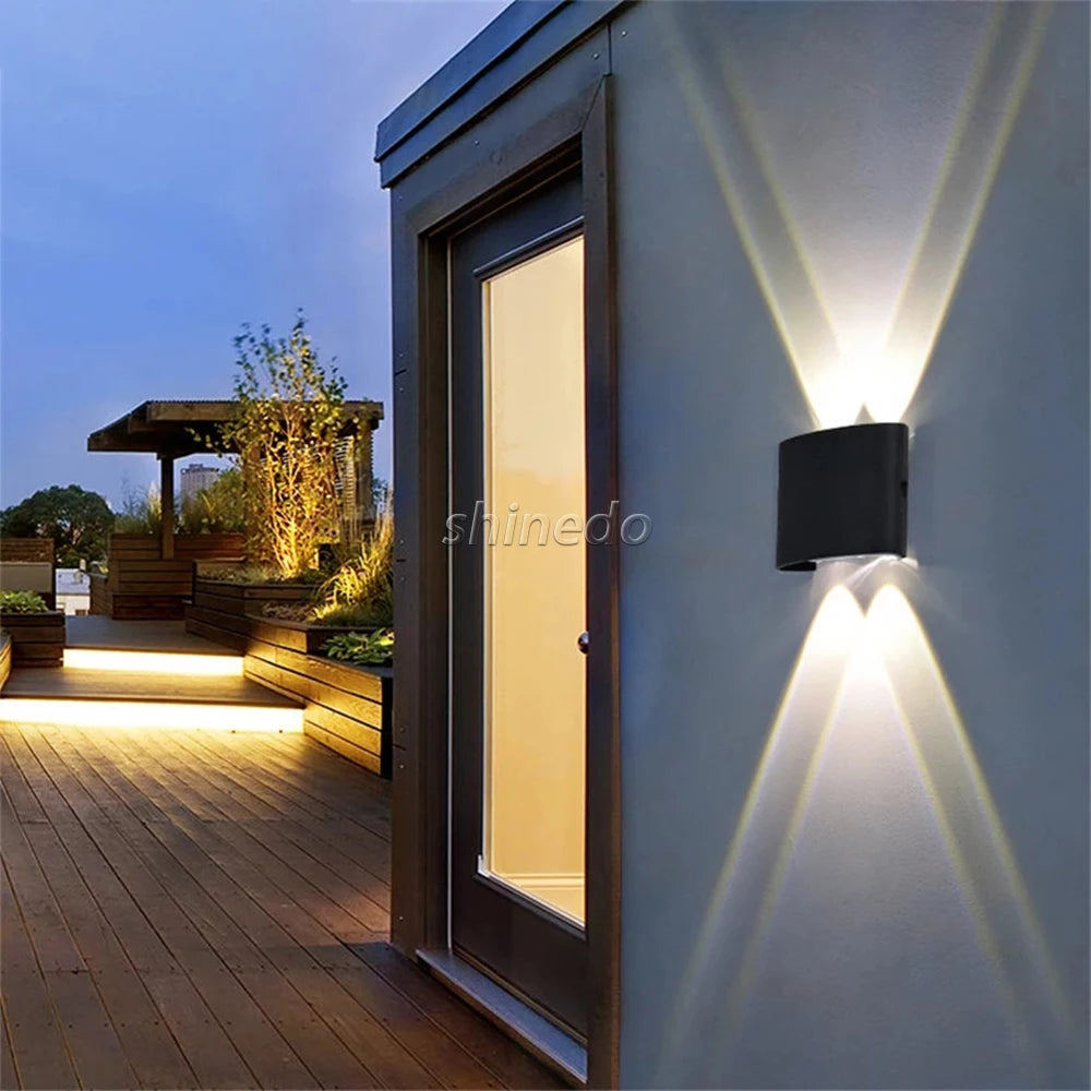 Waterproof Modern Outdoor LED Garden Lamp Indoor Living Room Stairs Lighting Wall Light