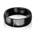 Factory Wholesale Creative Couple Jewelry Finger Ring I love Her I love Him Lover Promise Ring Stainless Steel Ring for Men Wome