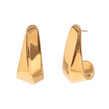 Ivanda Unique Design Jewelry Wholesale Stainless Steel Gold Plated Geometric Stud Earrings for Women MegaBDM