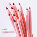 Matte Velvet Retractable Smudge Proof Pink Plumping Lip Liner Private Label Custom Waterproof Long Lasting Twist Lipliner Pencil