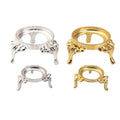 Large Gold Metal Stand Crystal Ball & Egg Display Holder with Customization Service 5.7x5.7x3cm for Store Promotion