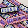 Hot Selling Private logo Press on Nail Packaging Box for Beauty Shop False Nails Packing Boxes Makeups