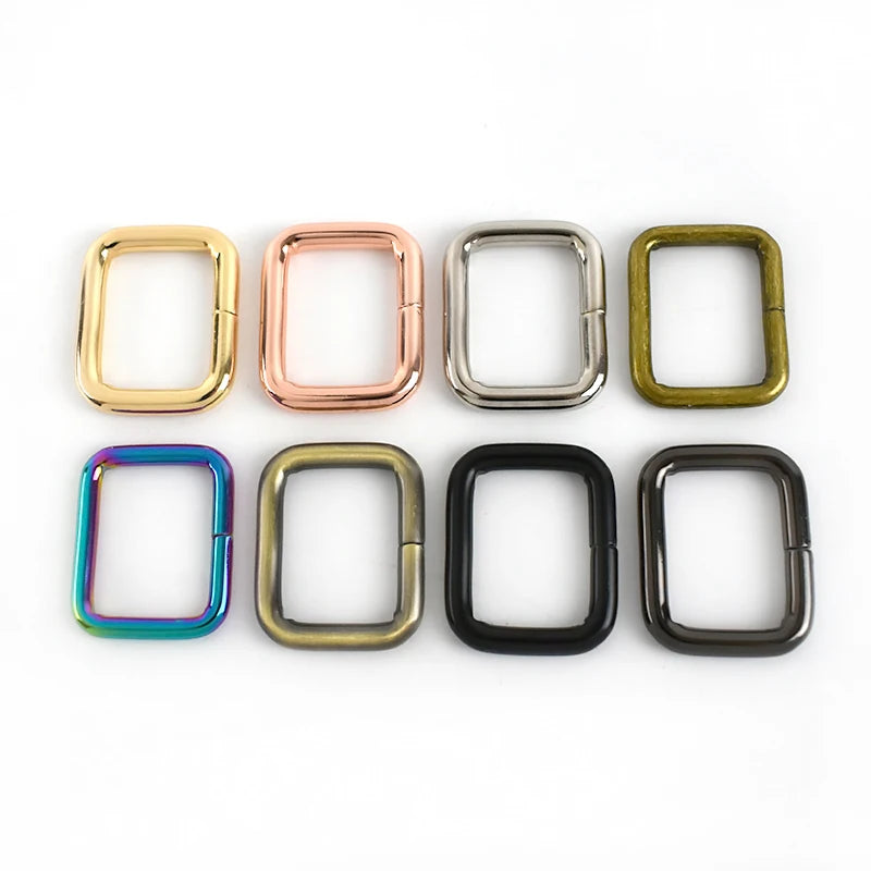 Deepeel F4-5 25mm Handbag Accessories for Webbing Backpack Strap Belt Connection Square Ring Buckle