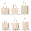 Plain Blank White Custom Eco-friendly Recycled Cotton Canvas Reusable Shopping Tote Bag for Outdoor Use
