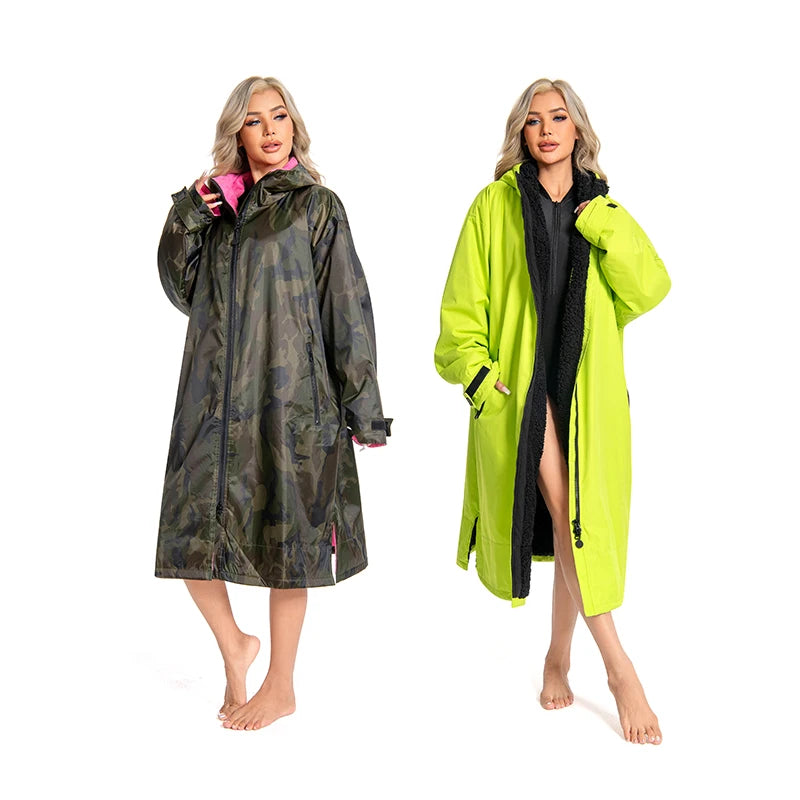 Factory in Stock Impermeable PVC Polyester Outdoor Activities Tactical Camouflage Square Cloak Poncho Rain Cape Raincoat
