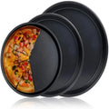 Amzon Top Selling Non Stick Coating Carbon  Steel Dish Pizza Pan  Pizza  Crisper Pizza Tray
