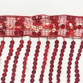 40cm Tassel Fringe Wholesale Garment Accessory Latin Dance Dress Long Textile Trimming Knitted Embroidery Sequined Fabric Lace