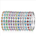 Wholesale stainless steel multi color bracelet en zircon diamond charm women magnetic bracelets jewelry China Manufacturer