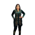 Good Quality African Dresses for Women Clothing Luxury Rhinestones Two Piece Set Velvet Africa Clothing African