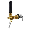 Homebrew Adjustable Beer Tap Faucet with Chrome Gold Plating Draft Tap
