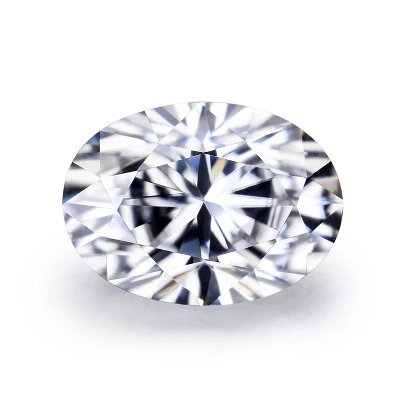 Starsgem Excellent Quality Wholesale Price 1ct Ellipse Shape Oval Cut Moissanite Loose Stones