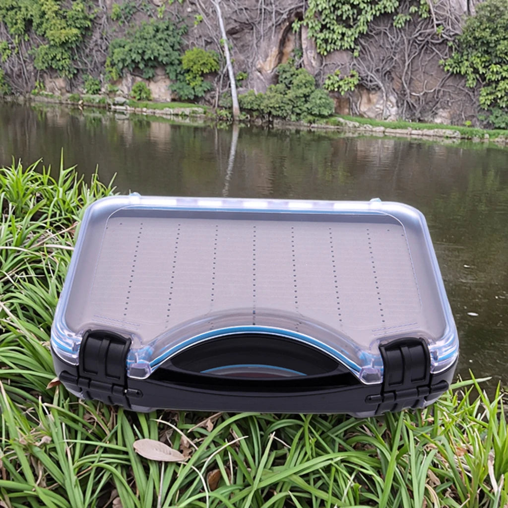 HISTAR Wholesale High Quality Waterproof Double Sided Clear Slit Foam Fishing Tackle Box PP Material for Lake River Stream Fishing