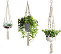 Shelf Hanging Planter Indoor Outdoor Cotton Rope Flower Pot Hangers Boho Macrame Plant Hangers for DIY Home Decor