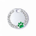 Wholesale Custom Circle Laser logo Name Tag
