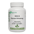 Maca Panax Ginseng & Ashwagandha Capsules | Improves Energy and Stamina | Good for Men and Women | Vegetarian Capsules