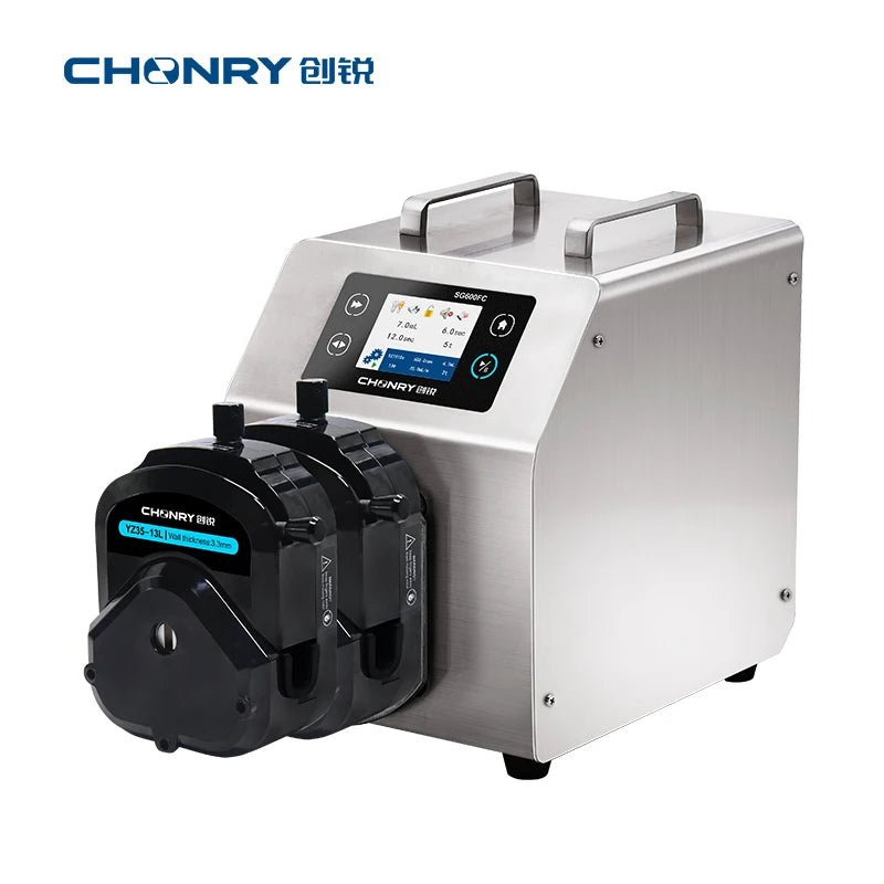 SG600FC intelligent stainless steel industrial peristaltic pump price peristaltic filling machine high flow