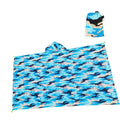 Waterproof Rain Poncho Outdoor Beach Blanket With Hat for Camping