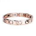 New Factory Wholesale Far Infrared Negative Ion Bio Magnetic Titanium Bracelet for Men