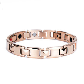 New Factory Wholesale Far Infrared Negative Ion Bio Magnetic Titanium Bracelet for Men