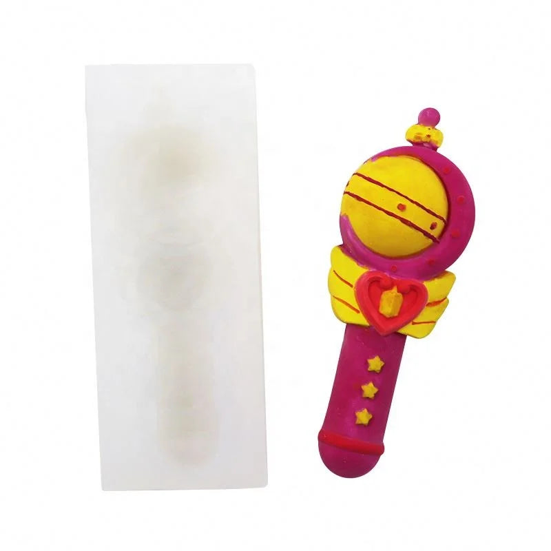 277 DIY Magic Stick Moon Stick Star Stick Silicone Mold Cake Decoration Silicone Sugar Mold