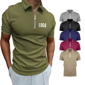 Oversize Casual Uniform Sublimation Embroidery Short Sleeve Plain Mens Polo T Shirts
