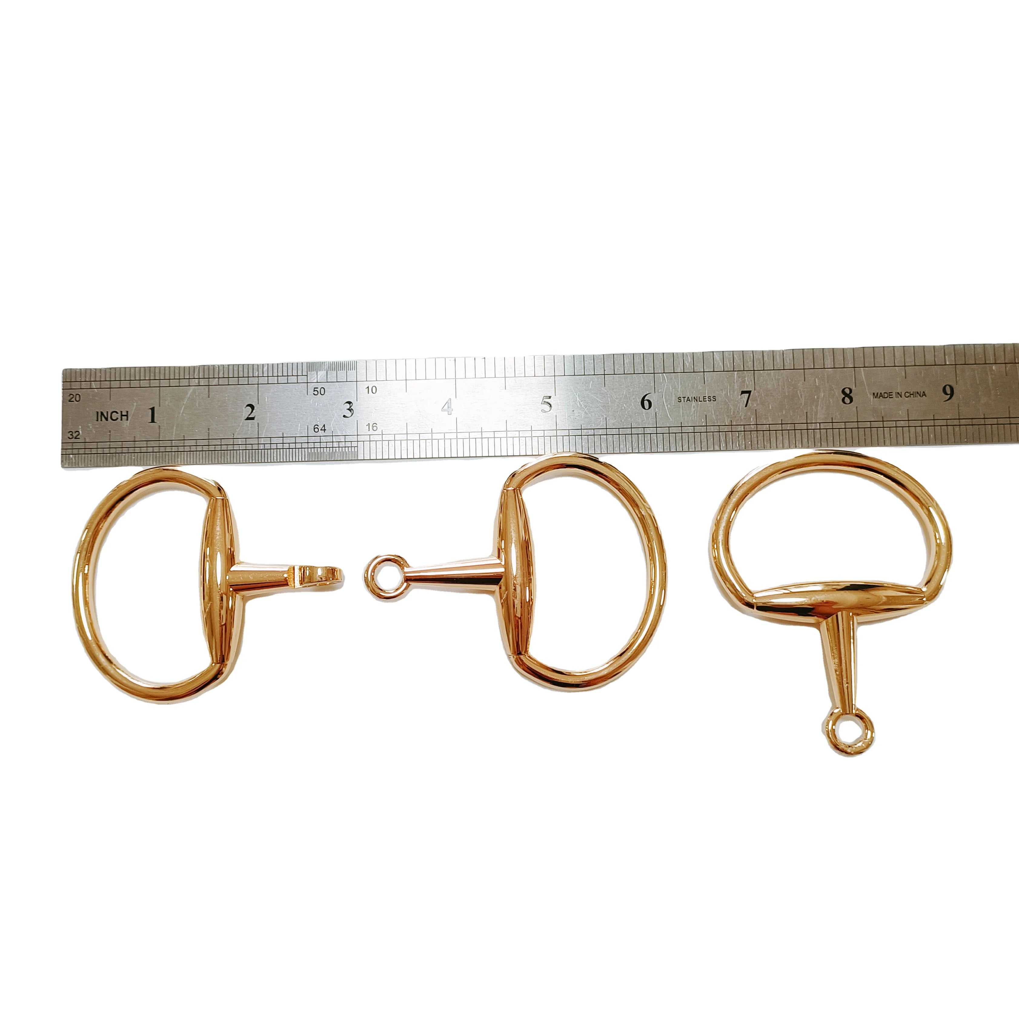 FREE ENGRAVE LOGO NO MOQ 2 Inch 50mm Equestrian Snaffle Bit Belt Buckle Without Slider