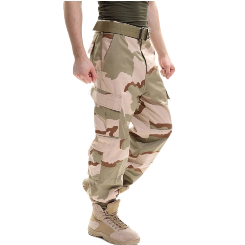 Customized Autumn Men Climb Tactical Pants Outdoor Hiking Pants Waterproof Cargo Pants