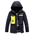Outdoor Women's Ski Jacket Winter Thickened Warm and Cold-proof Ski Dress Girl's Mountaineering Dress Windproof Waterproof Coat