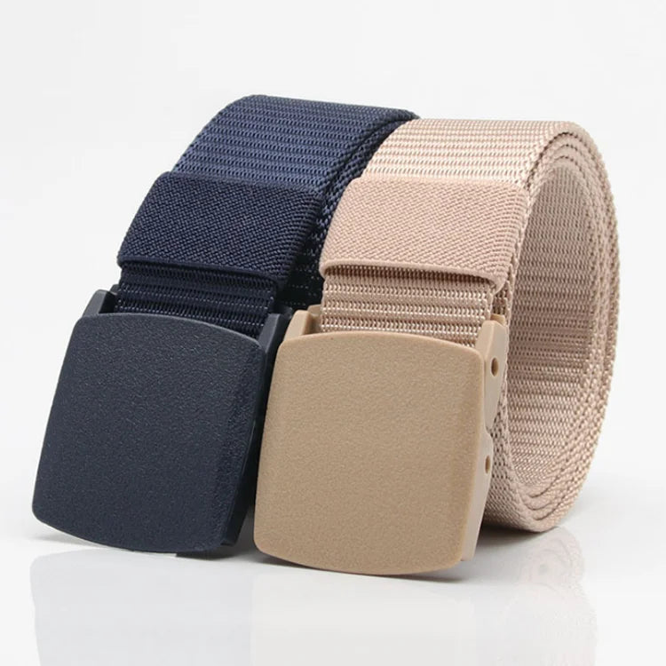 Wholesale Men's Nylon Fabric Belt Plastic Buckle Belt Hunting Hiking Sports Belt Manufacturer