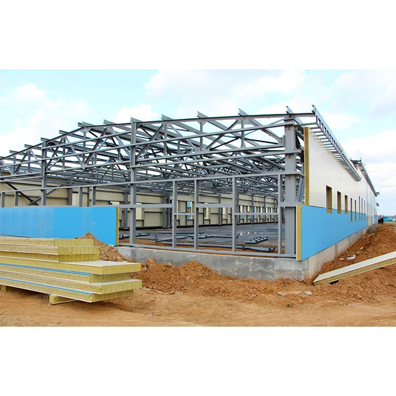 Cheap Customized Prefabricated Steel Structure Workshop Warehouse Hot Dip Galvanized Surface Modern Design CANGLONG Brand Q235