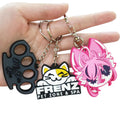 Custom Shaped Cute Cartoon 2d3d Pvc Anime Toys Kid Silicone Key Ring Pvc Keychain Rubber Key Chains