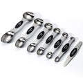 Hot Selling Stainless Steel Magnetic Double Head Measuring Spoon Set Eco-Friendly Metal Kitchen Tool for Home Food Used for Salt